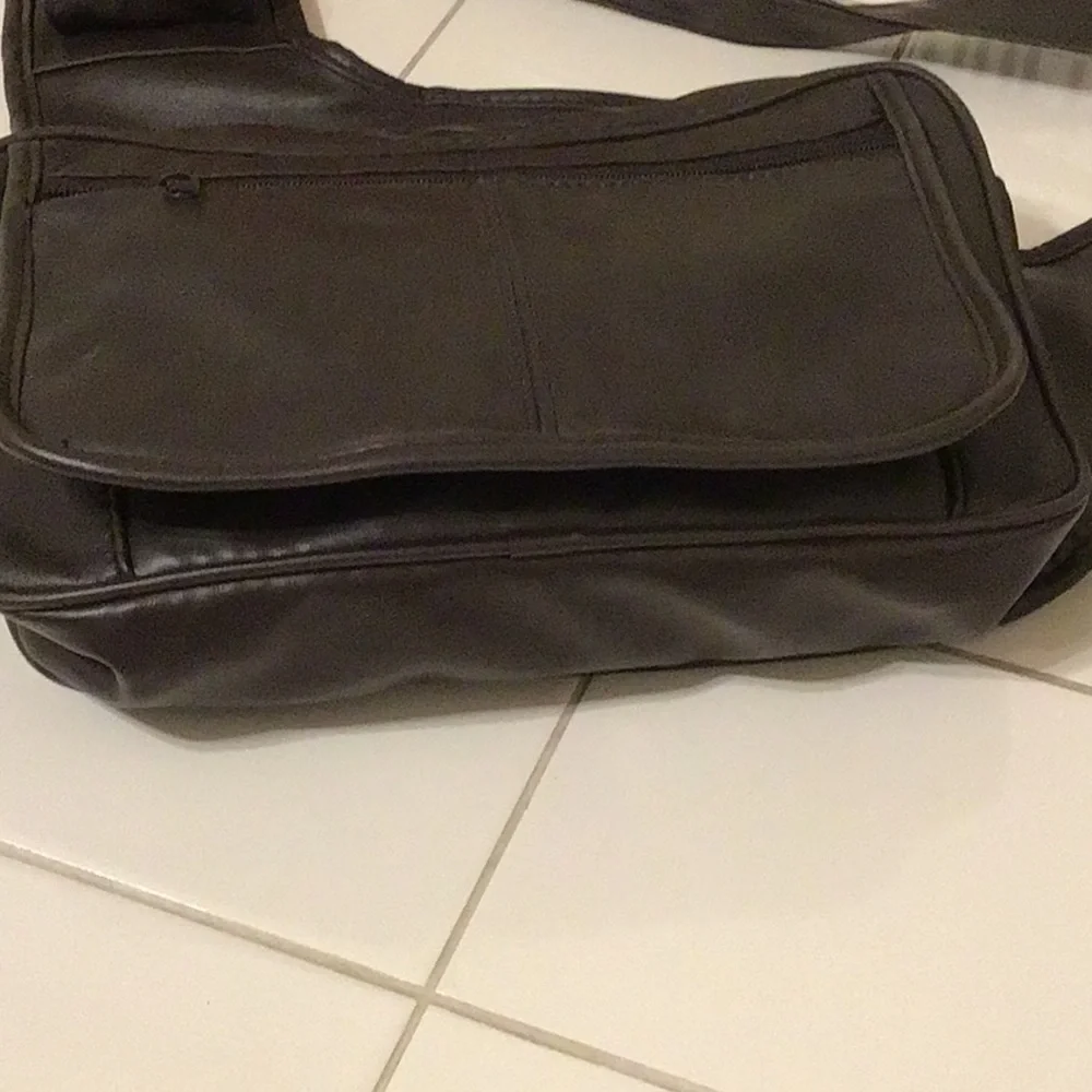 Chocolate Brown Soft Sling/Messenger Bag
